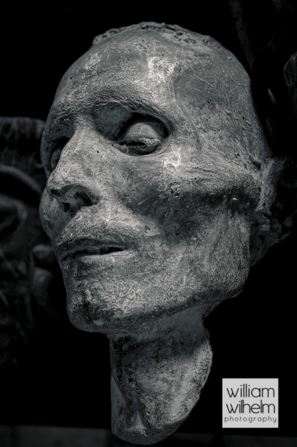 Unknown workers death mask